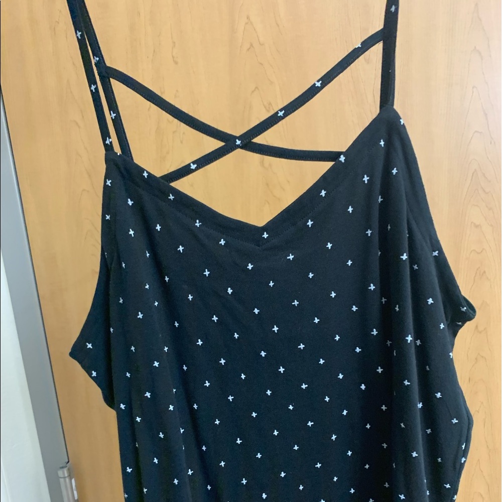 Black Spaghetti Strap Tank